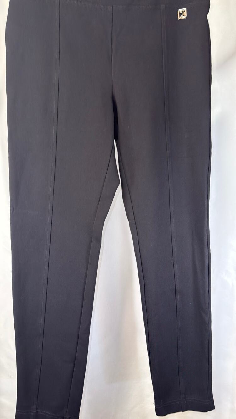 Calvin Klein Women’s Small Black Pull-On Ponte Pants Skinny Leg Stretch
